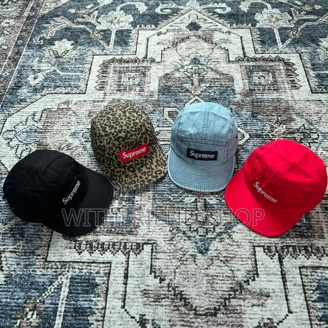 Casquette Supreme Camp Cap Denim Délavé
