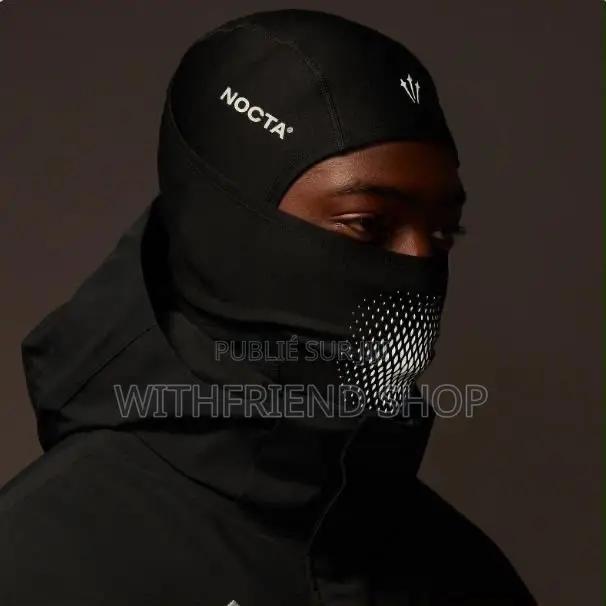 Cagoule NOCTA – Noire, Logo Réfléchissant