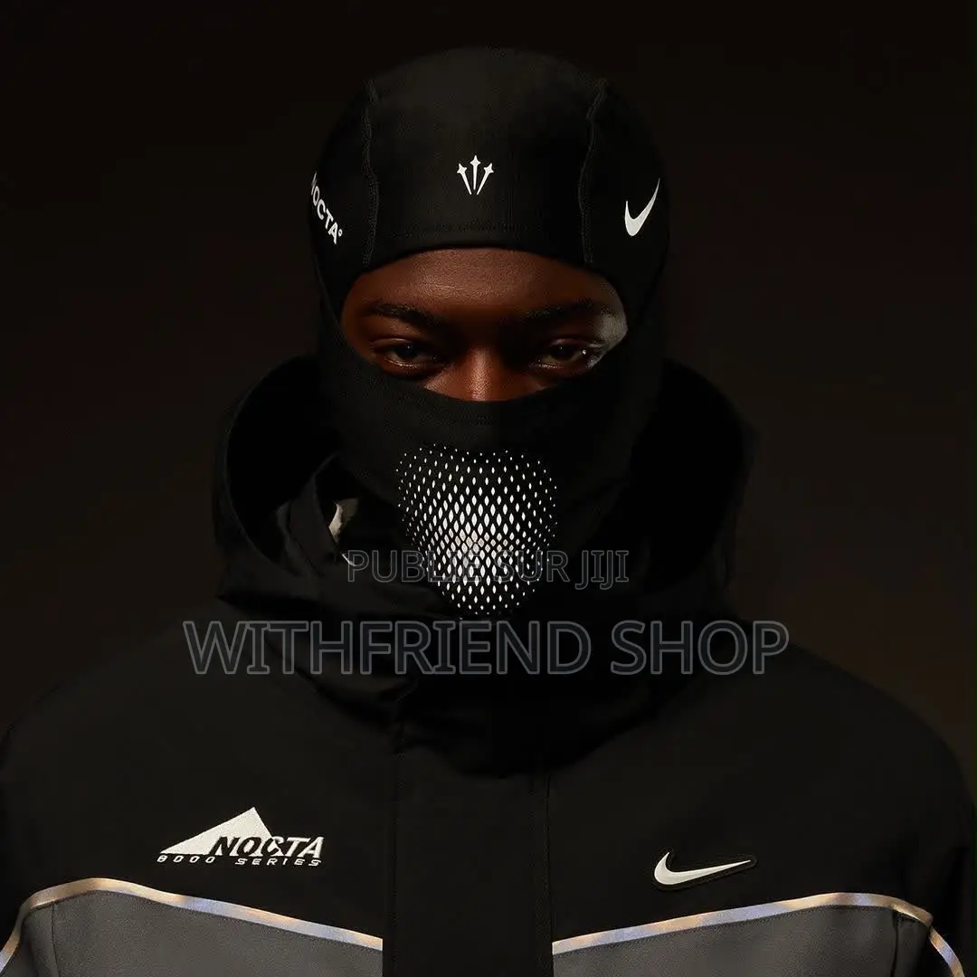 Cagoule NOCTA – Noire, Logo Réfléchissant