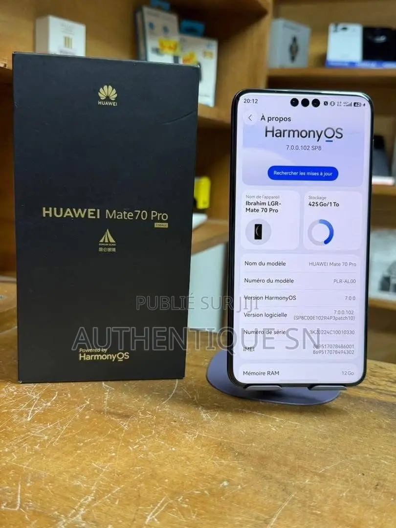 Nouveau Huawei Mate 70 Pro 1 TB Noir