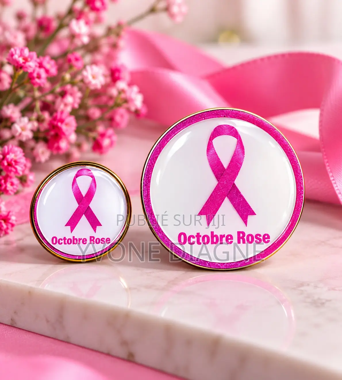 Pins Octobre Rose