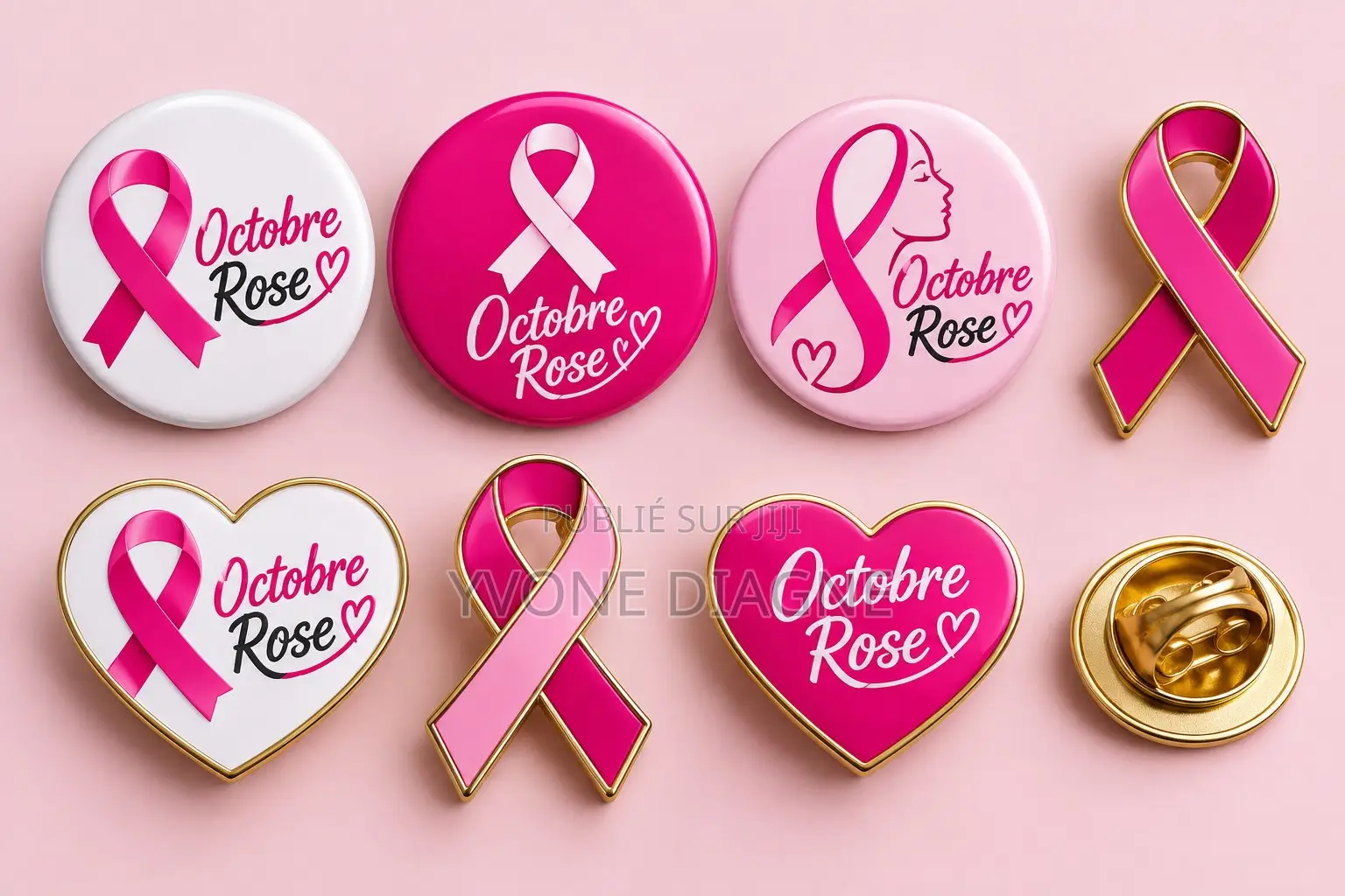 Pins Octobre Rose