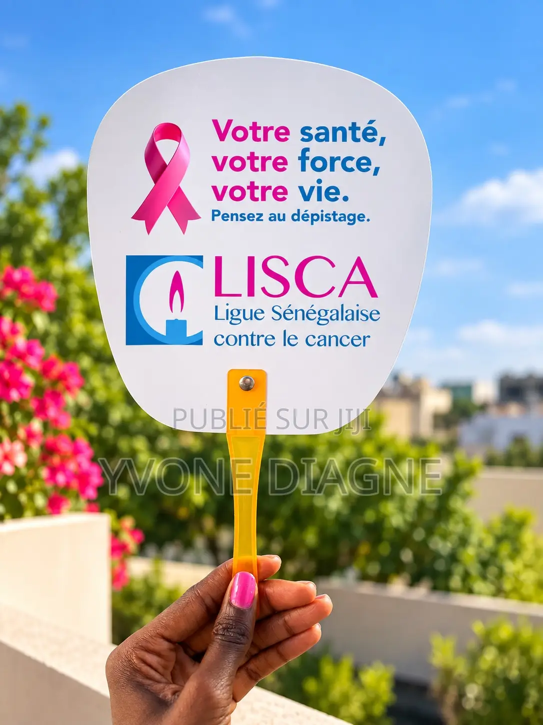 Eventail Octobre Rose