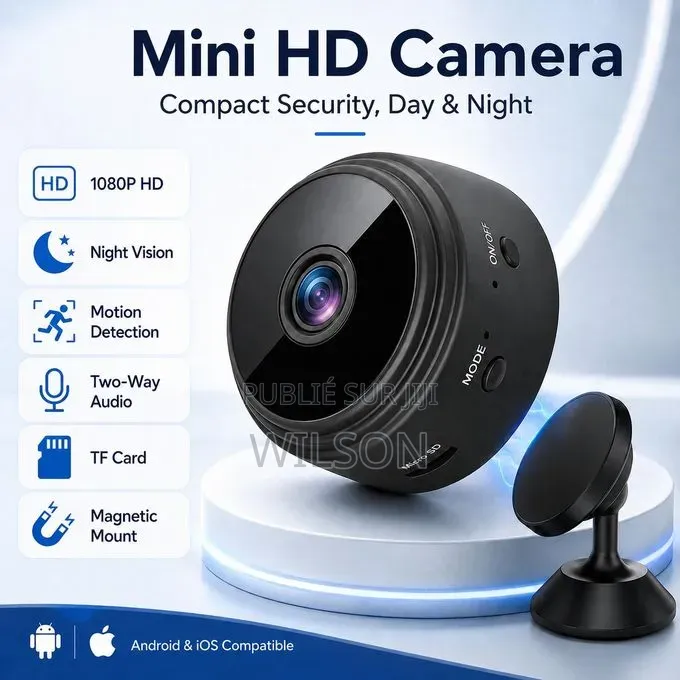 Mini Caméra De Surveillance Wi-Fi