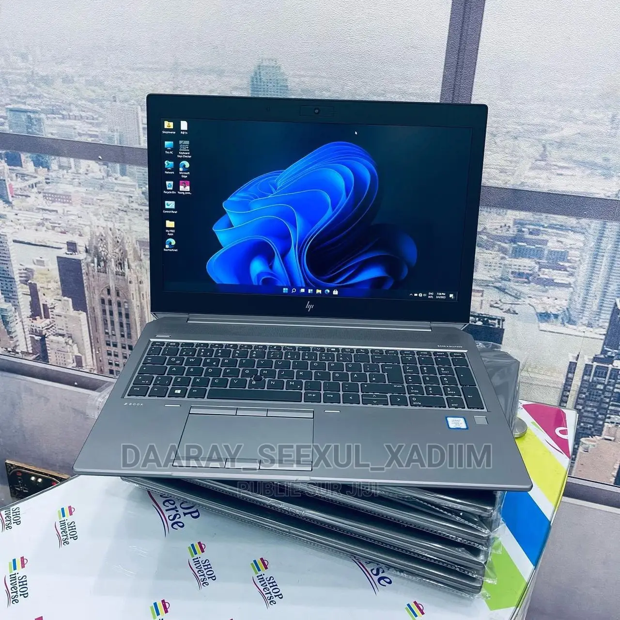 New Ordinateur Portable HP ZBook 15 G4 32GB Intel Core I7 SSD 512GB