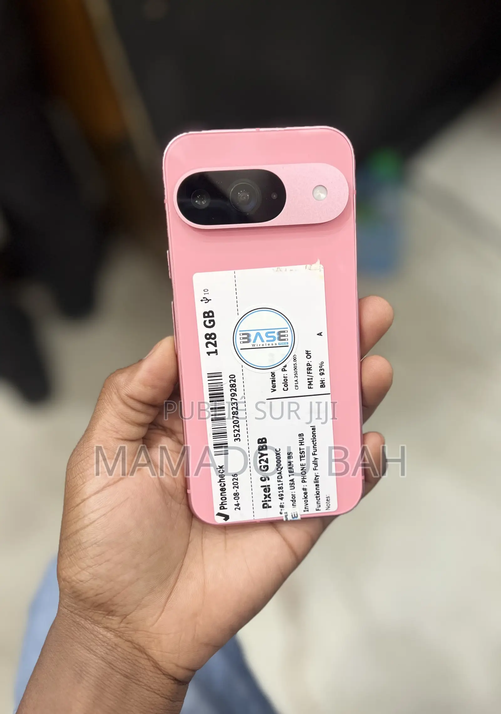 Nouveau Google Pixel 9 128 GB Or rose