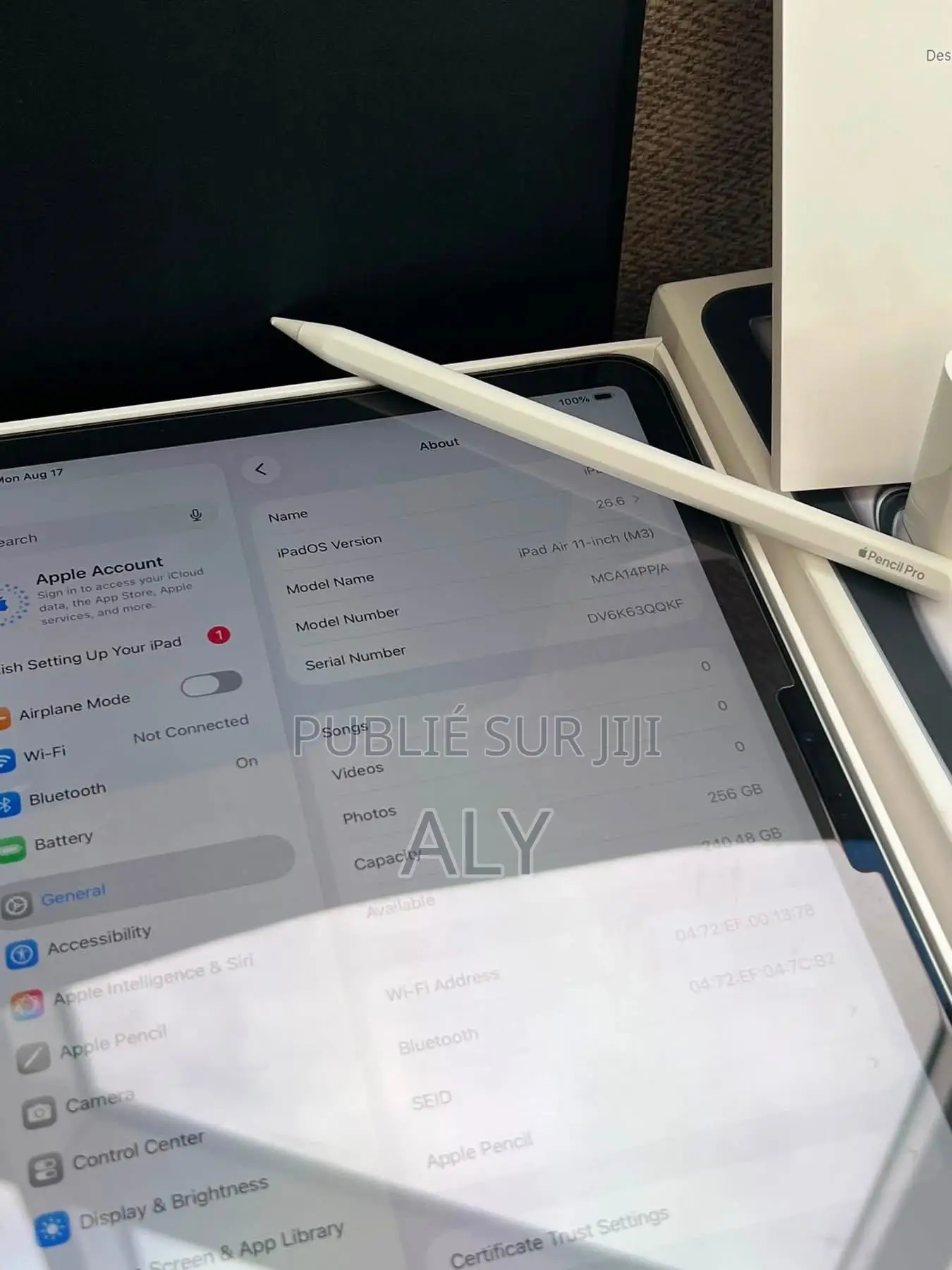 Nouveau Apple iPad Air 128 GB Argenté