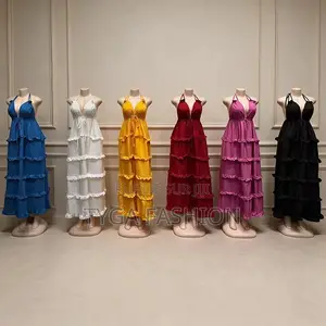 Robe Évasé Plusieurs Couleurs Disponibles