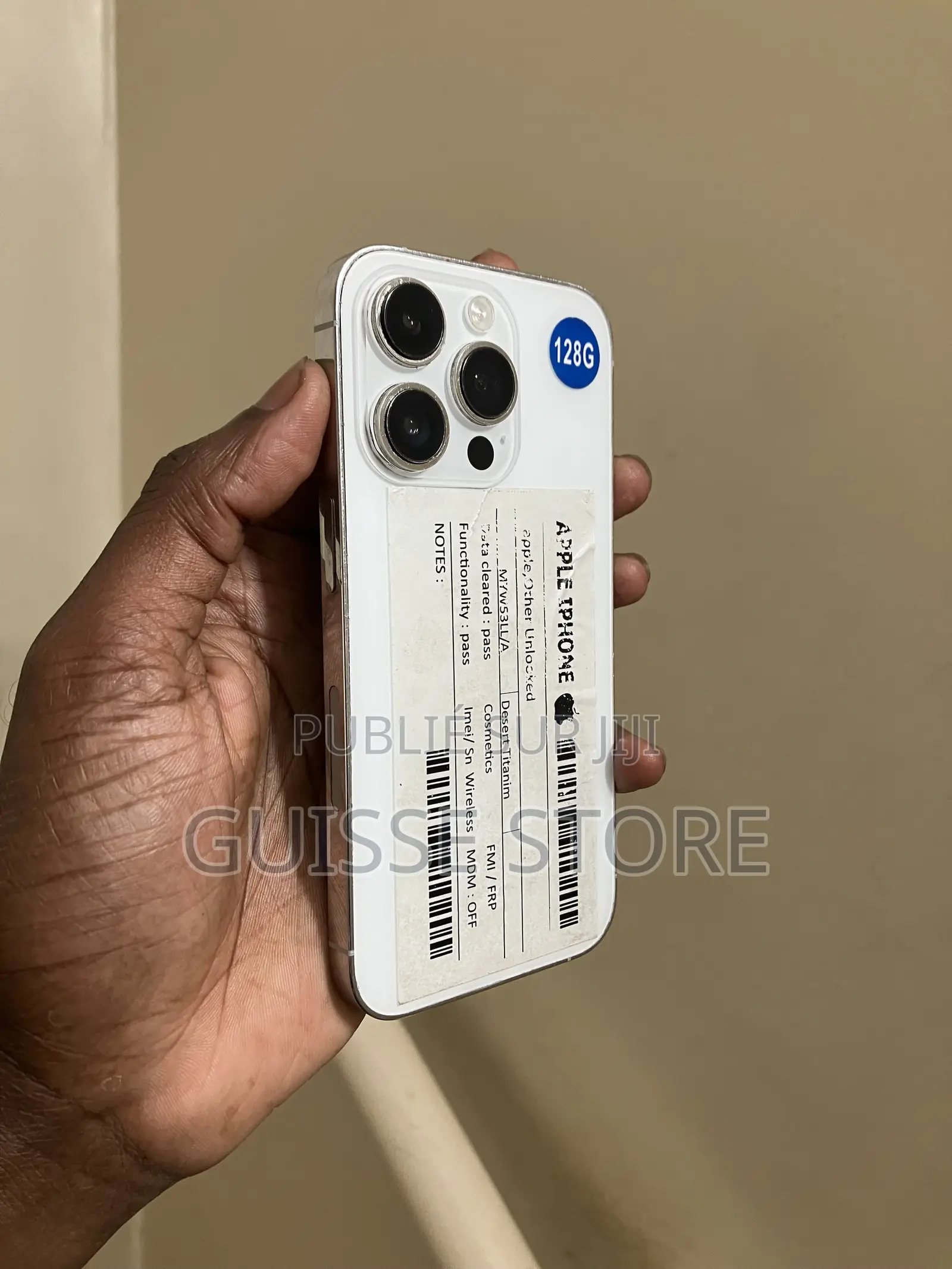 Apple iPhone 14 Pro 128 GB Blanc