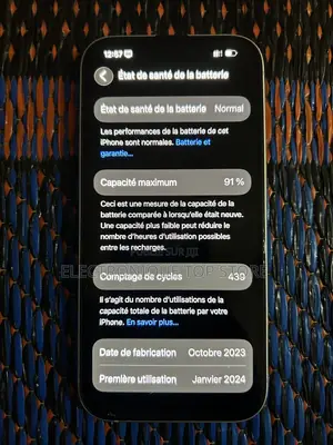 Nouveau Apple iPhone 15 128 GB Bleu