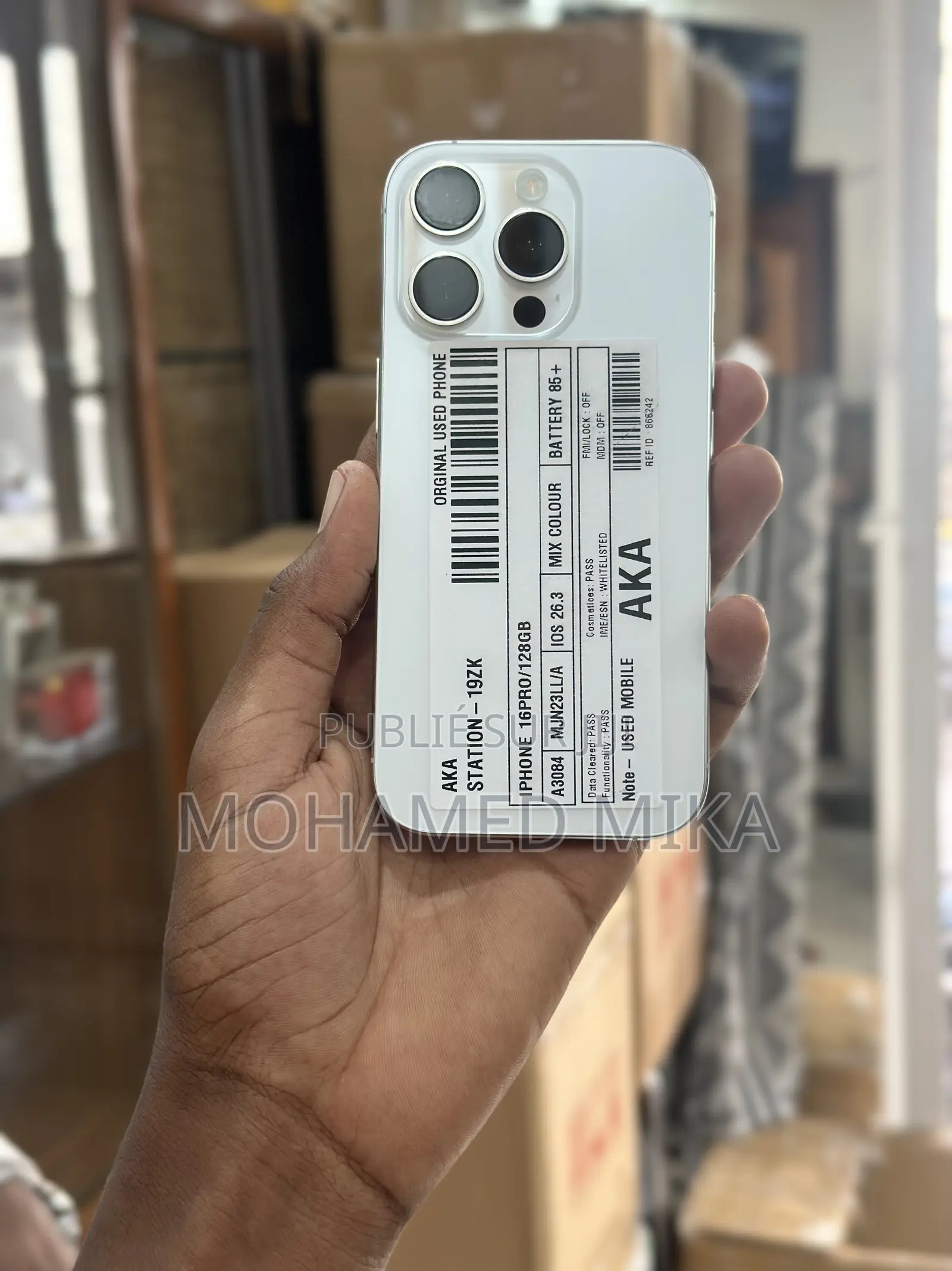 Nouveau Apple iPhone 16 Pro 128 GB Blanc