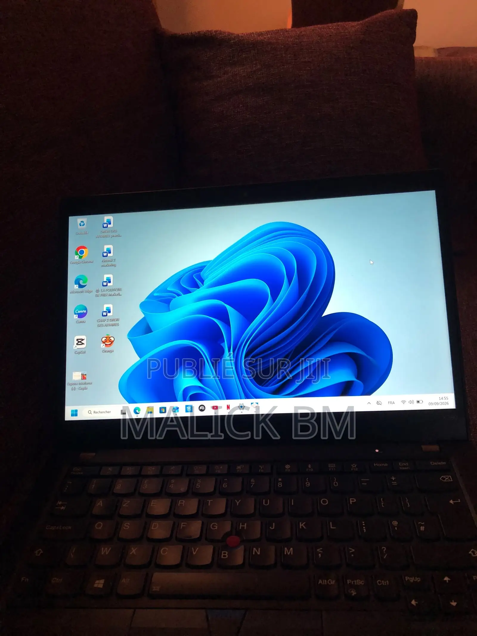 Ordinateur portable Lenovo ThinkPad X390 8GB Intel Core i5 SSD 256GB