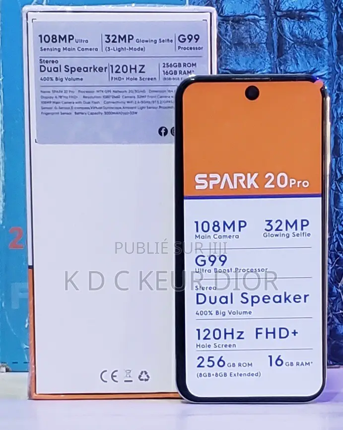 Nouveau 2E E500A 8 GB Orange