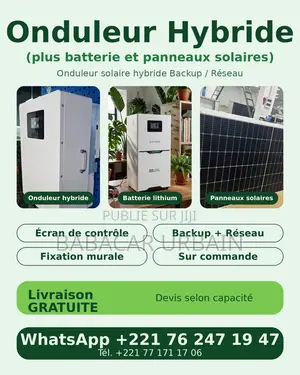 Ondueleur Hybrid (Batteries + Panneaux Solaires)