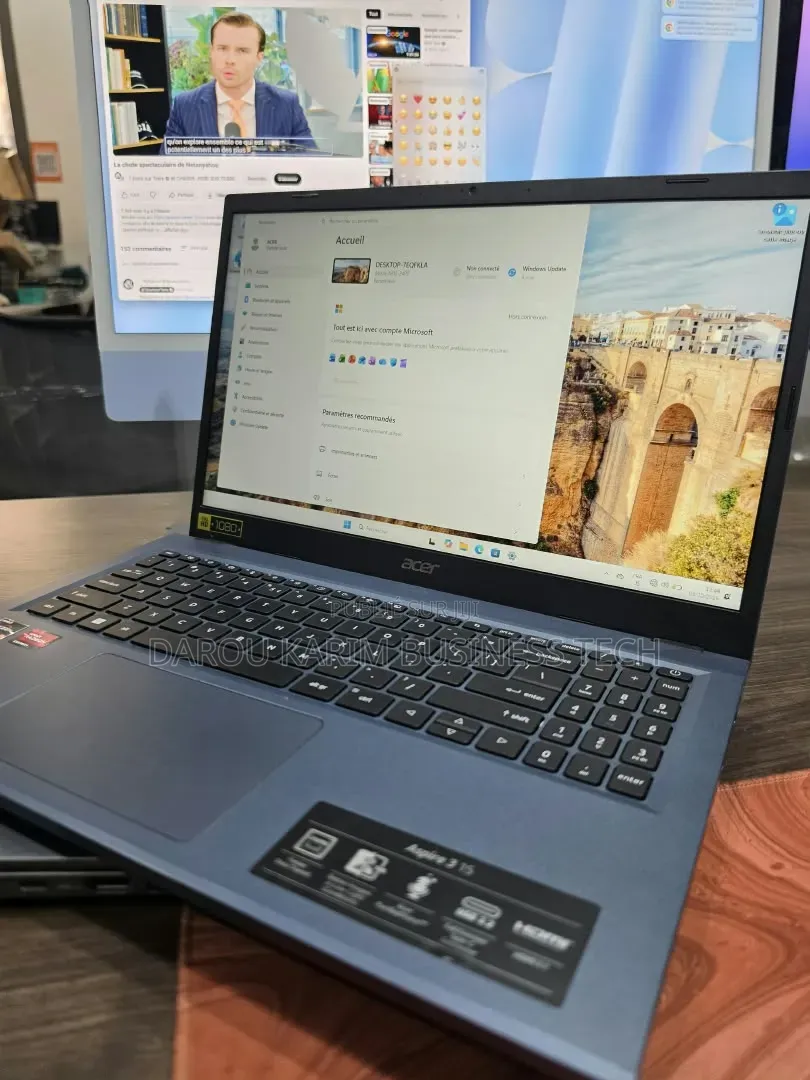 Nouveau Ordinateur portable Acer Aspire 3 16GB AMD Ryzen 5 SSD 1T