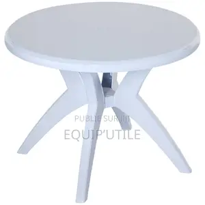 Table Ronde en Plastique