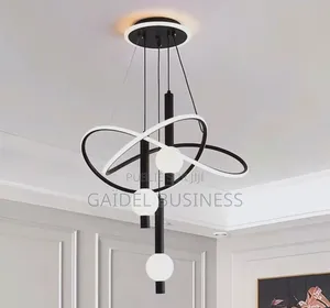 Lustre Suspendu LED Design Géométrique Moderne