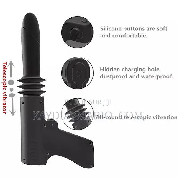 Pistolet Vibrateur Automatique Sexe Mitrailleuse Gode Masseur Poussée