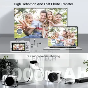 Appareil Photo Numérique Zoom 16X Écran 2.8 Étanche Antichoc Vidéo 4K