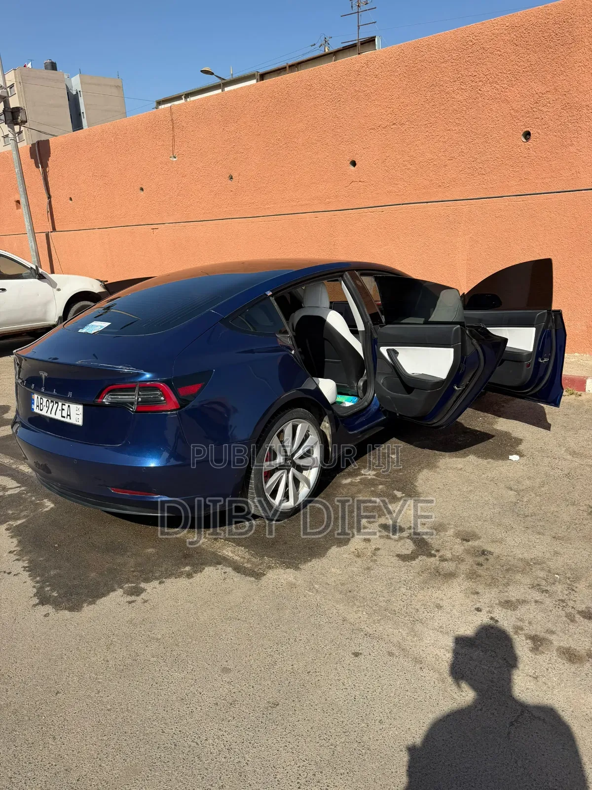 Tesla Model 3 Mid Range RWD 2018 Bleu