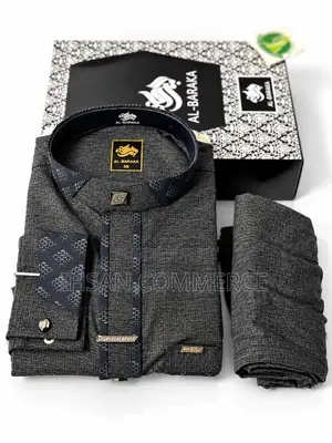 Ensembles Hommes Chics AL-BARAKA (Haut + Pantalon en Coffret)