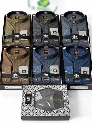 Ensembles Hommes Chics AL-BARAKA (Haut + Pantalon en Coffret)