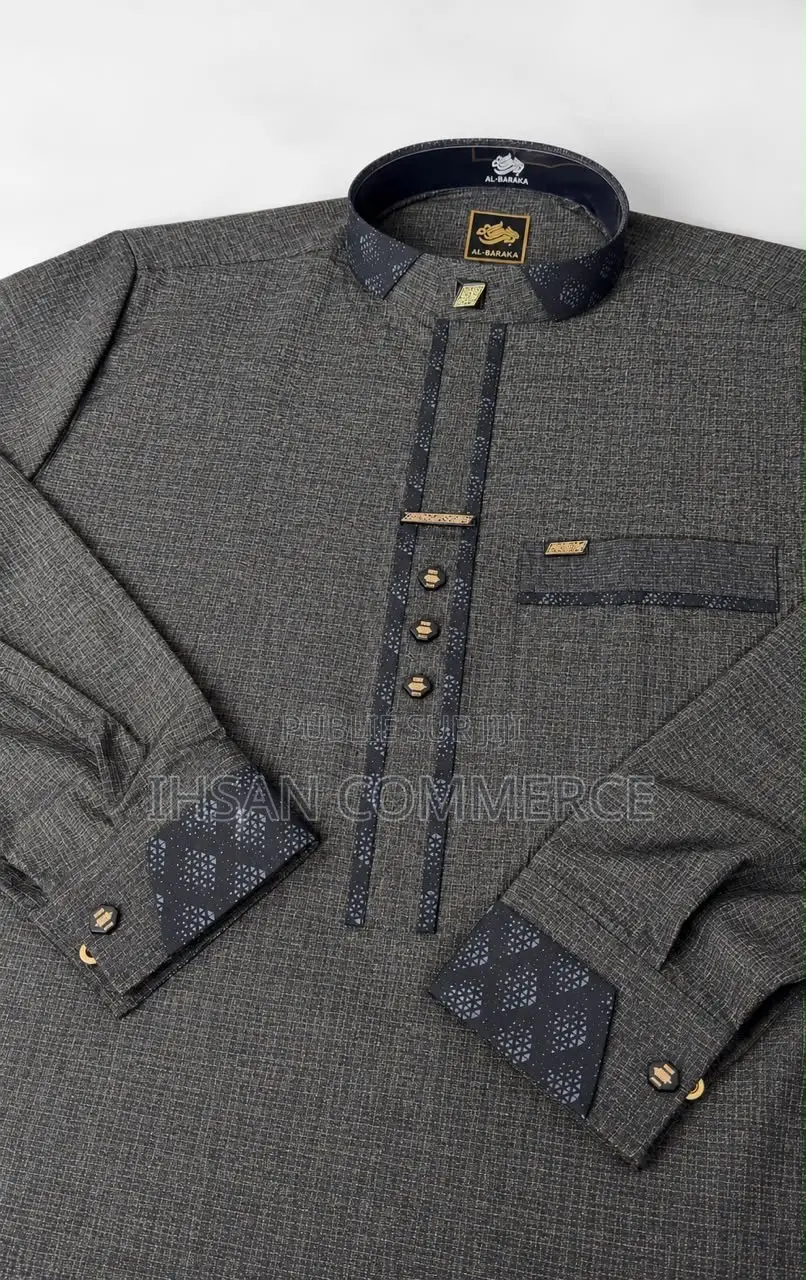 Ensembles Hommes Chics AL-BARAKA (Haut + Pantalon en Coffret)
