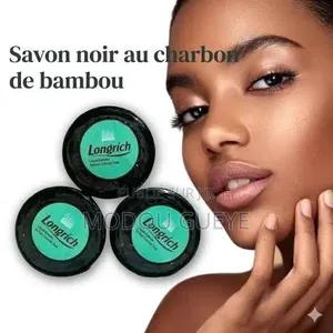 Savon Noir Au Charbon De Bambou Longrich