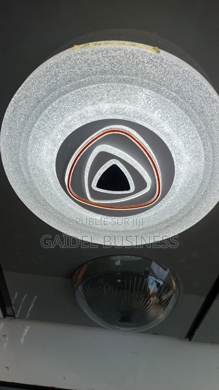 Plafonnier LED Moderne Et Design - Noir Et or Rose