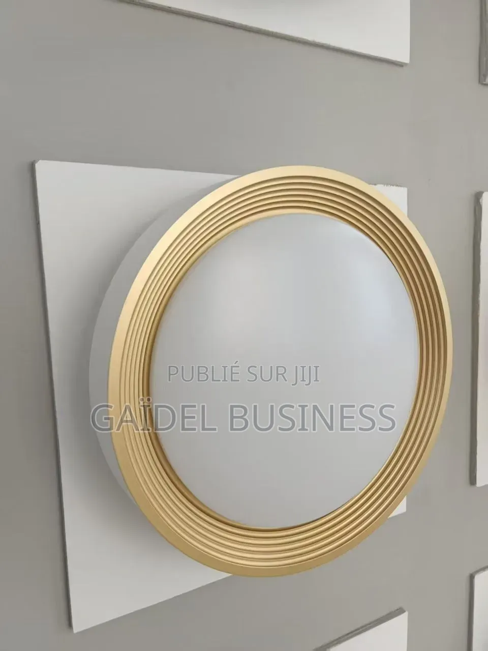 : Plafonnier LED Moderne Cadre Bois - Éclairage Chaud