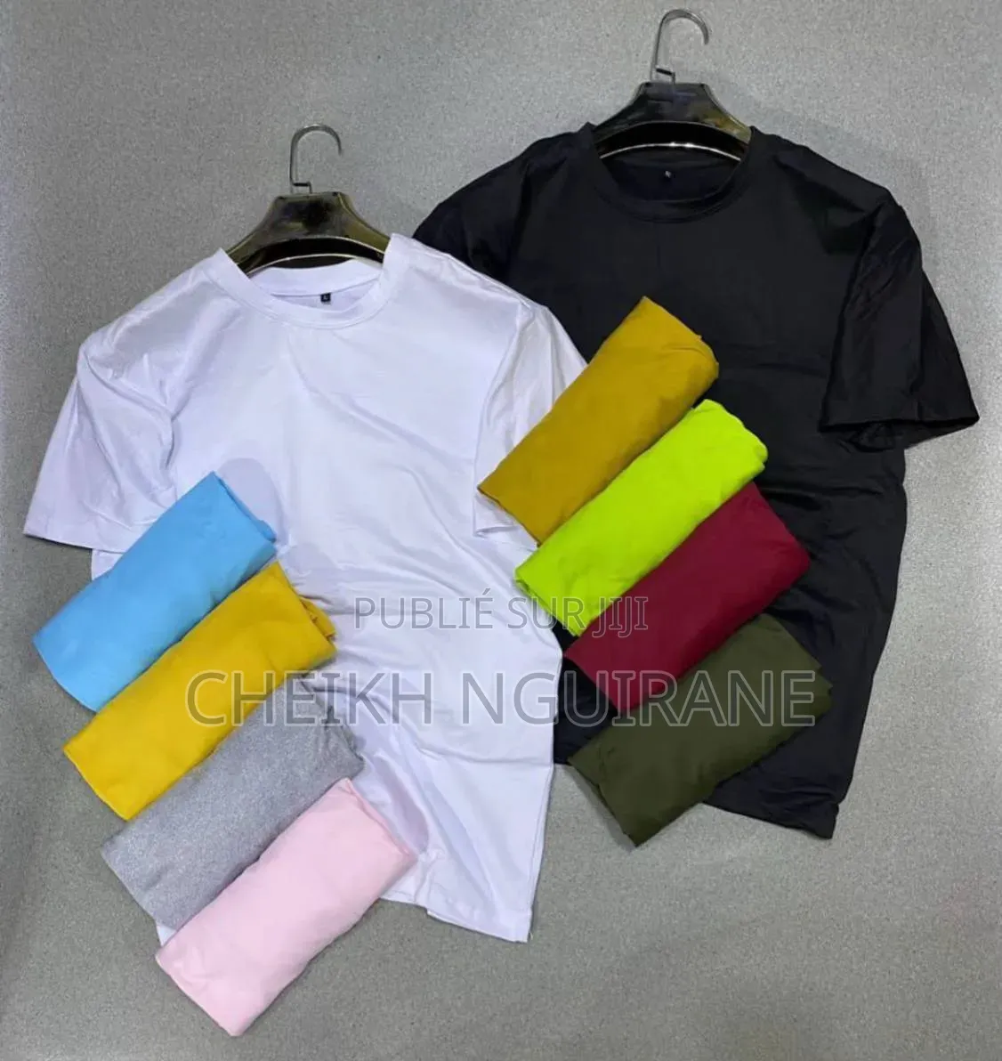T-Shirt Unique Slim Fut Coton 100