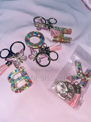 Porte Clé Avec Initiale 