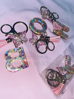 Porte Clé Avec Initiale 