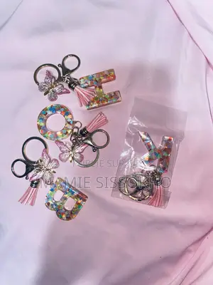 Porte Clé Avec Initiale 