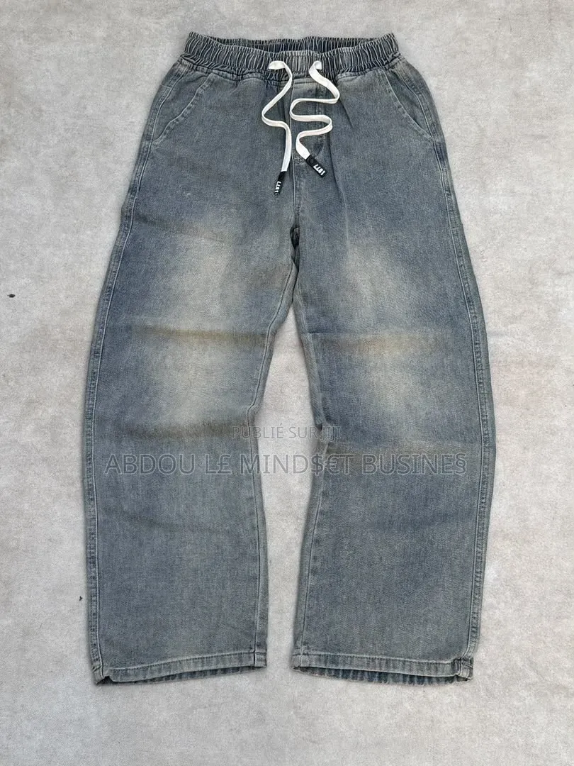 Bas Large Jeans Homme Disponible