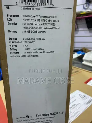 Nouveau Acer Aspire V17 16GB Intel Core i7 SSD 512GB