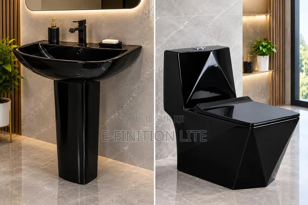 Ensemble Sanitaire Noir