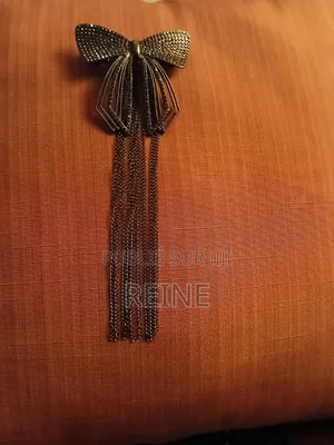 Barrette Nœud Cascades De Strass / Chaînes