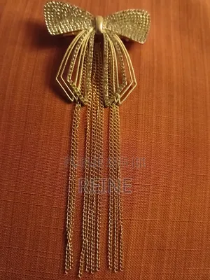 Barrette Nœud Cascades De Strass / Chaînes