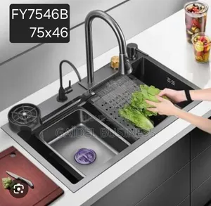 Évier De Cuisine Multifonction Moderne en Acier