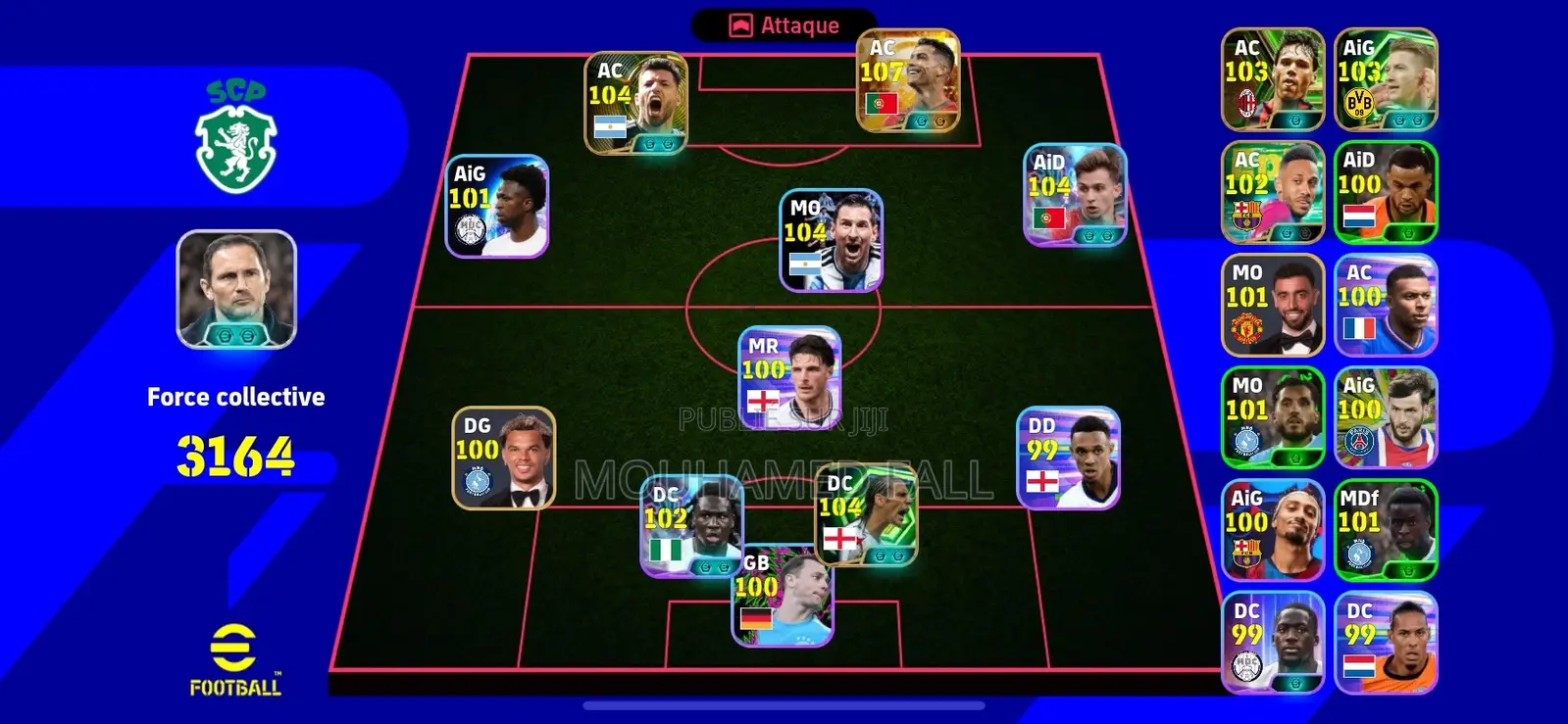 Compte Efootball