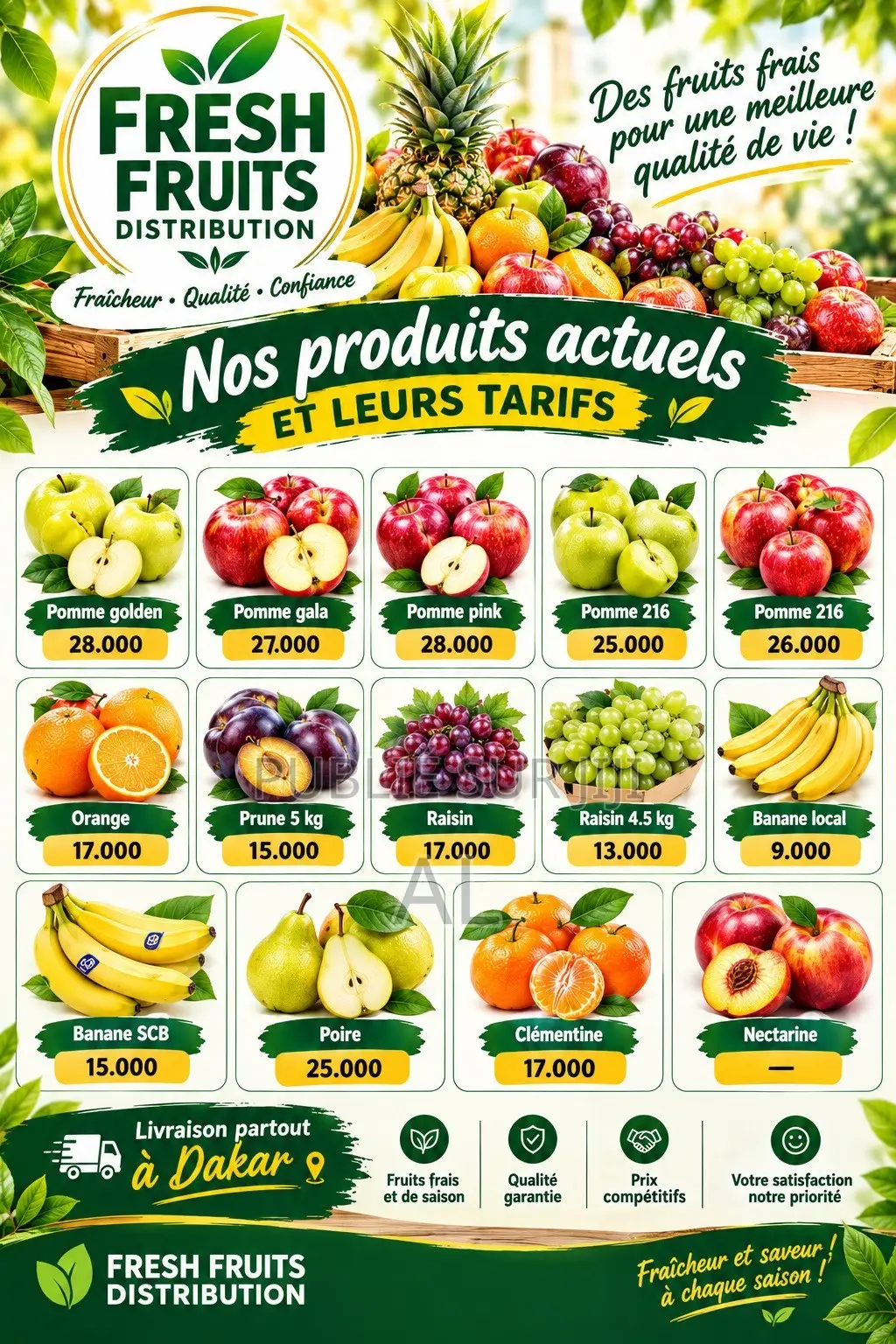 Fresh Fruits Distribution