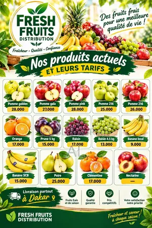 Fresh Fruits Distribution