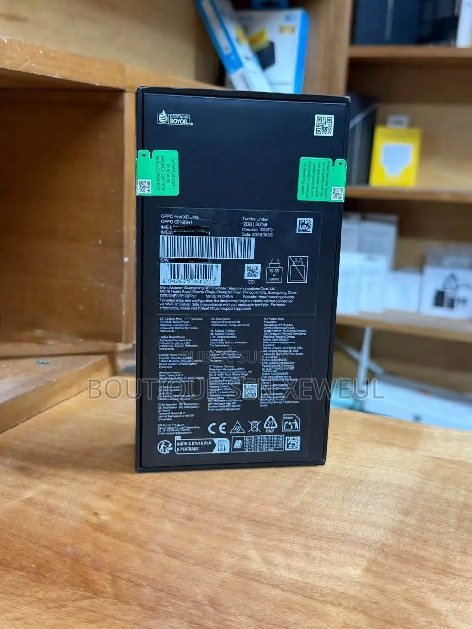 Nouveau Oppo Find X9 Ultra 512 GB Noir