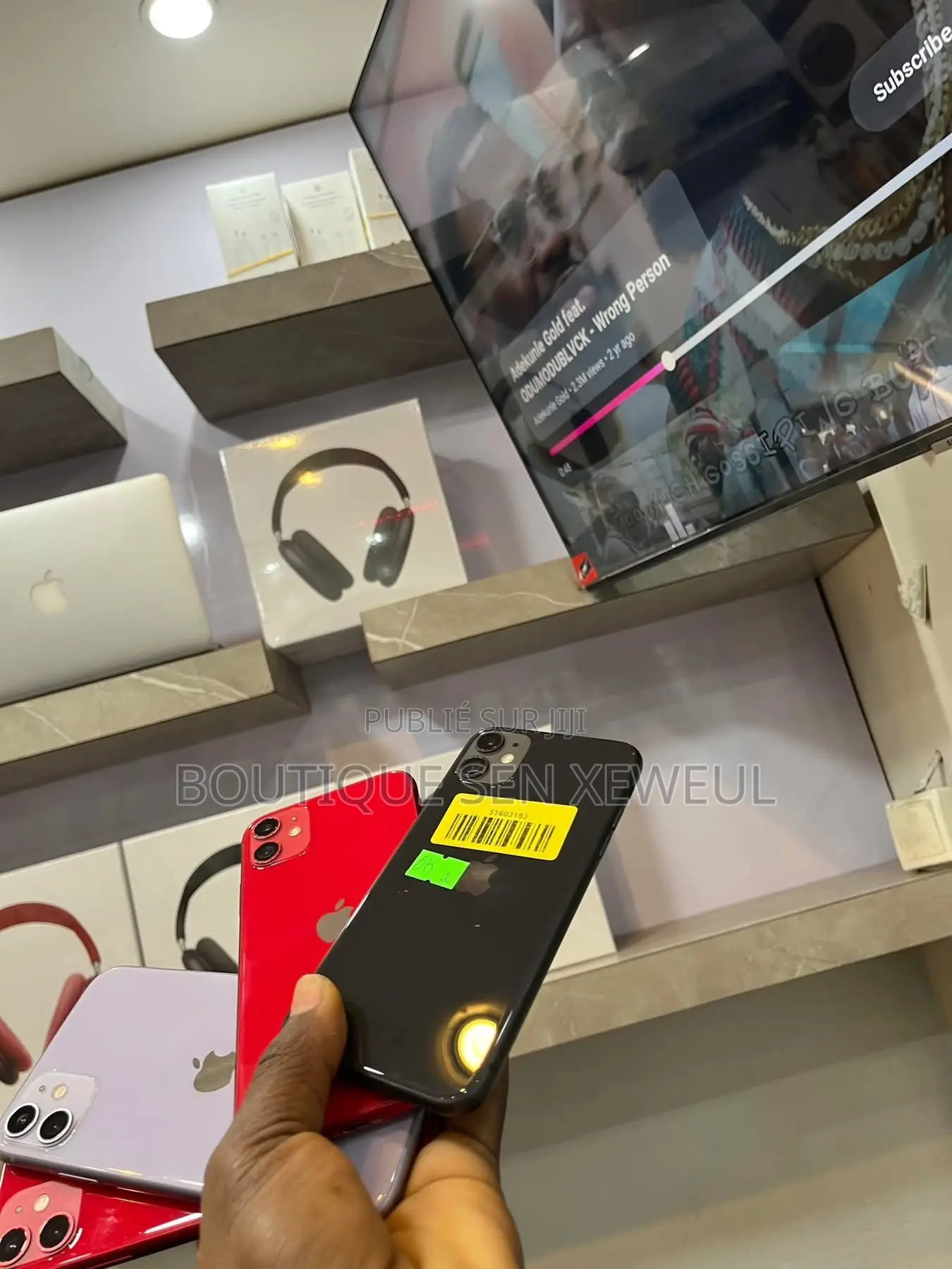 Nouveau Apple iPhone 11 256 GB Noir