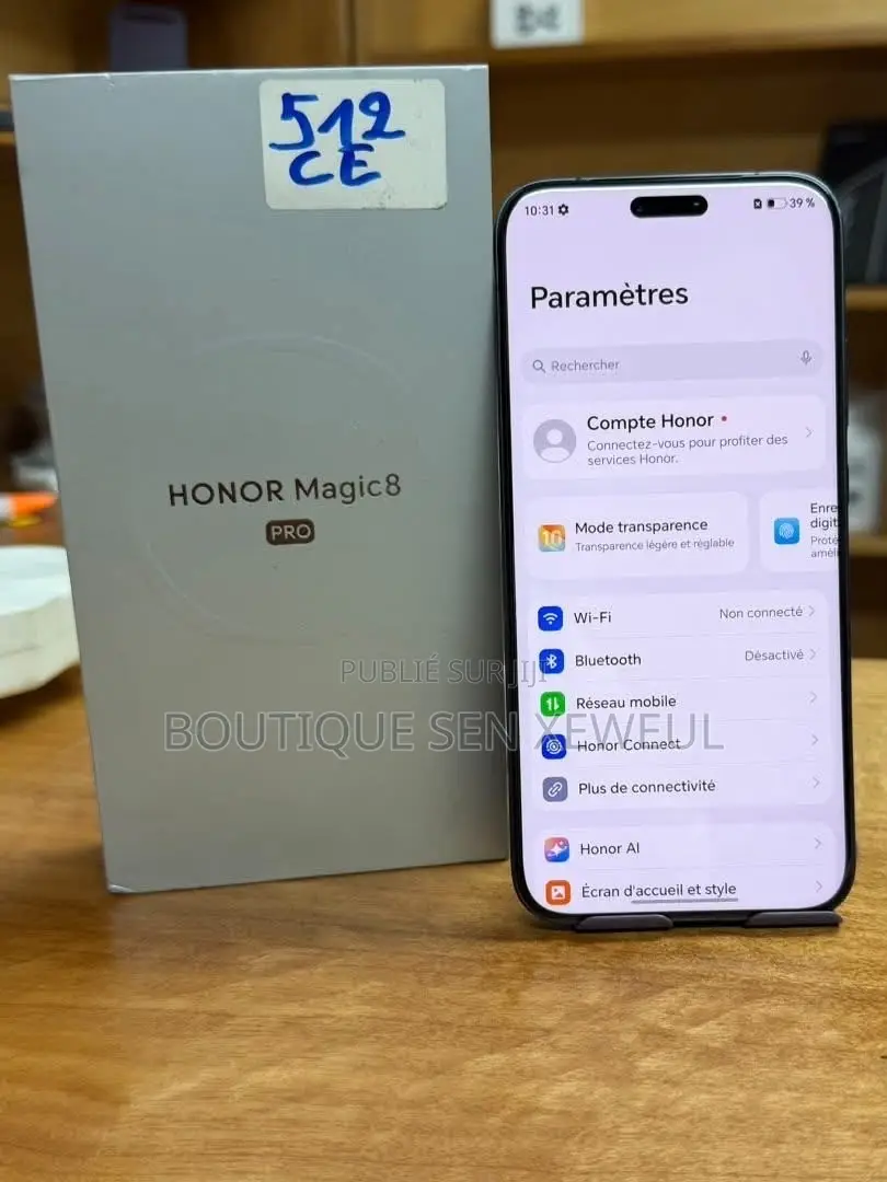 Nouveau Honor 8 Pro 64 GB Noir