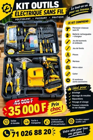 Kit Complet Avec Perceuse
