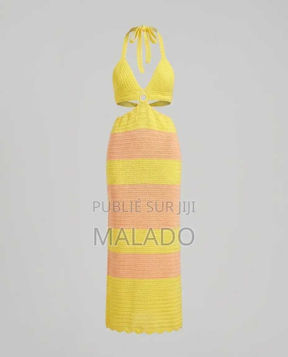 Sunshine Crochet Maxi Dress