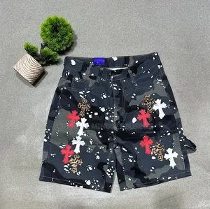 Short Jean Design Multicolore Disponible