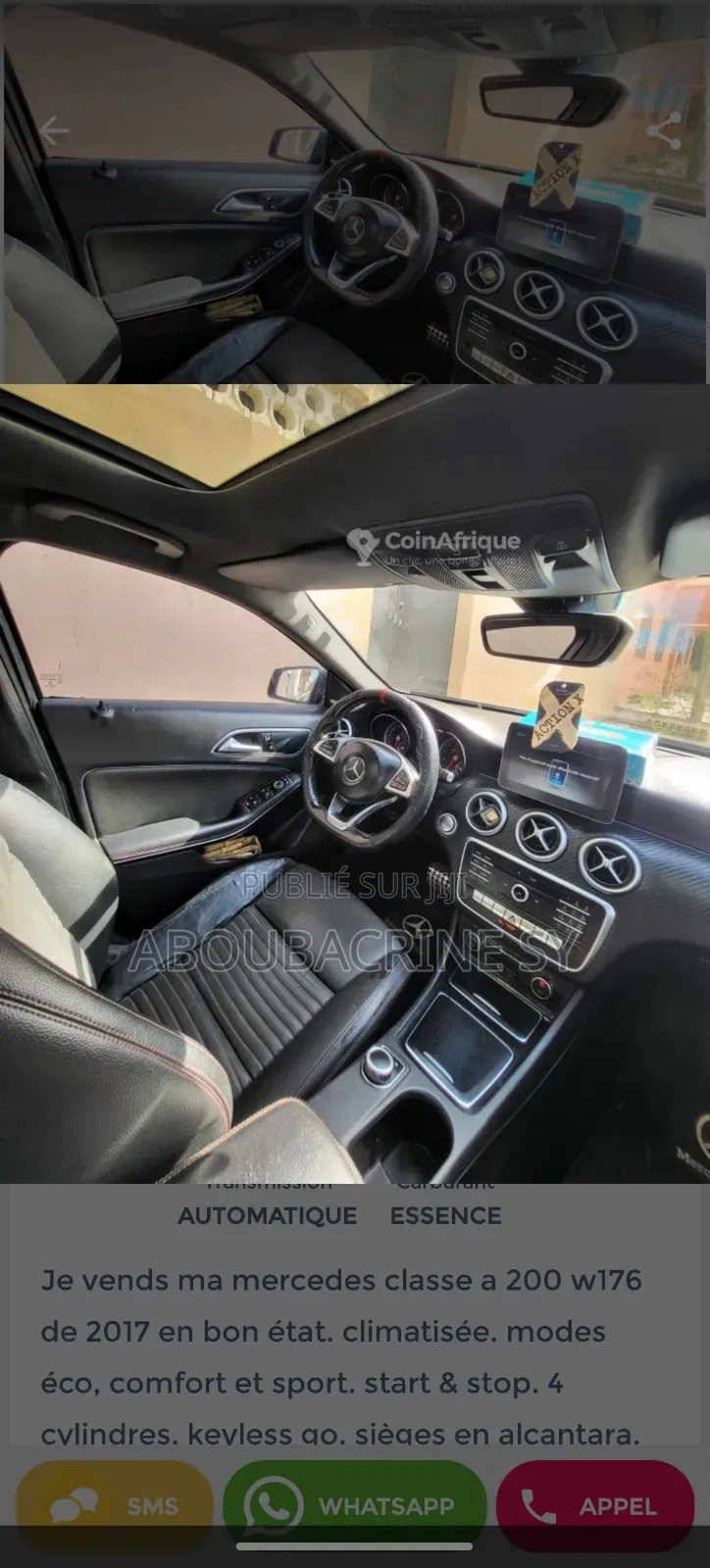 Mercedes-Benz A-Class 2017 Noir